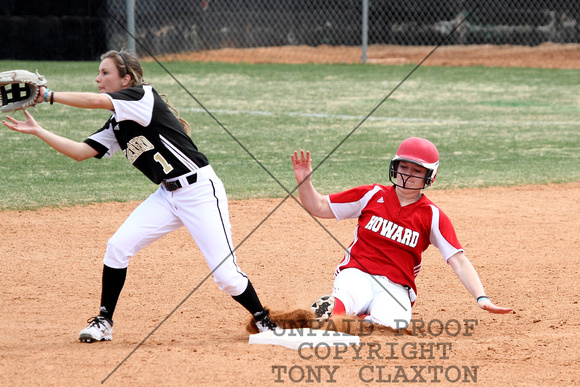 Kendall Maddox Sliding Safely Into Second
