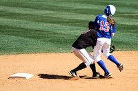 Faith Koria Tagging Out The Runner At Second