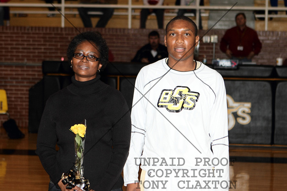 Senior Tevian With His Mom