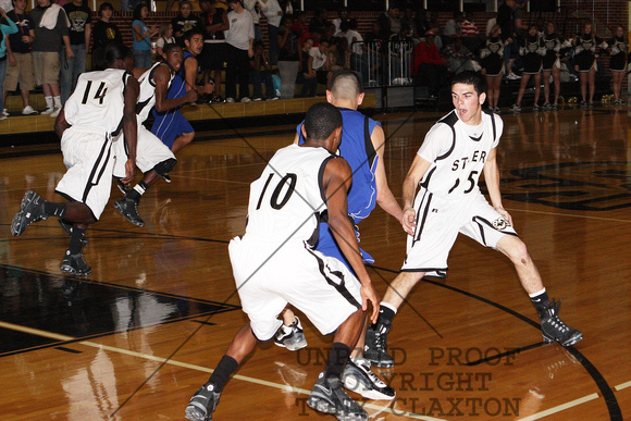 Jerrell and Josh Guarding The Ball Handler With Zamir and Tyrone Running Downcourt