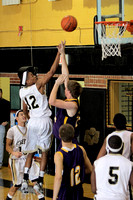 Mike Shooting Over A Defender