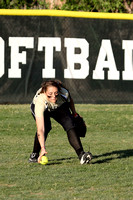 Haley Fielding A Grounder In Center Field