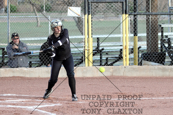 Haley Swinging At A Pitch