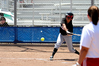 Megan Granado Swinging At A Pitch
