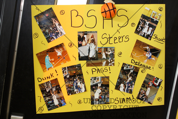 Steer Basketball Poster