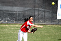 Natalie Baltas Throwing From Center Field