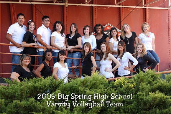 2009 BSHS Volleyball Team Picture