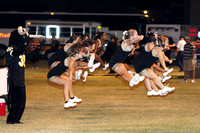 Cheerleaders Jumping During The Game