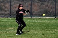 Andrea Gutierrez Fielding A Hopper In Left Field