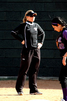 Coach Nicole Dickson At First Base
