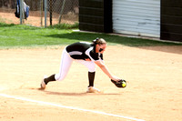 Kendall Maddox Catching A Pop Fly At First