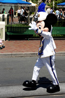 Mickey Mouse Walking Down Main Street