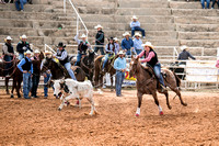 Bailey Burch Competing In Team Roping