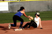 Kenzie Sliding Under The Tag At Second