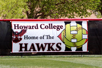 Home Of The Hawks Sign In The Outfield