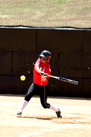 Megan Granado Swinging At A Pitch