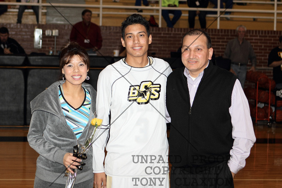 Senior Daniel With His Parents