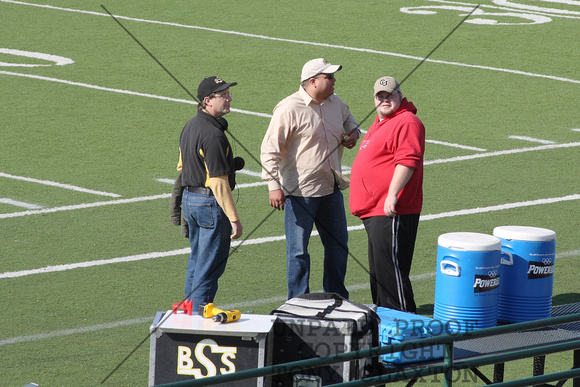 KBST Crew On Field Before The Everman Game