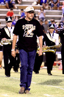 Mr. Harris Leading The Band Out On The Field