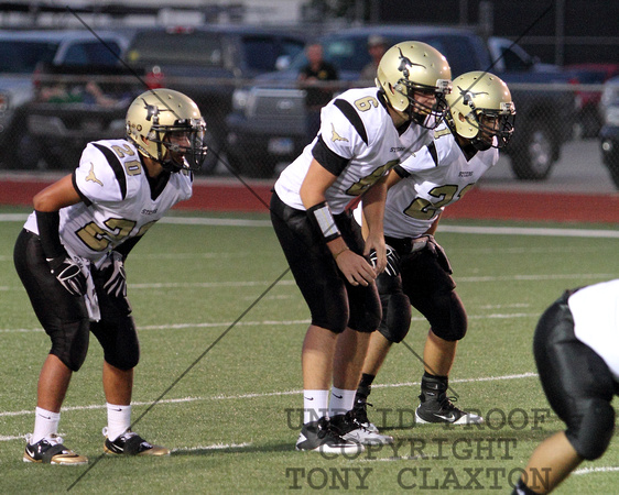 Jared, Garrett And Micheal Lined Up In The Backfield