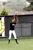 Olivia Hires Catching A Long Fly Ball In Center Field
