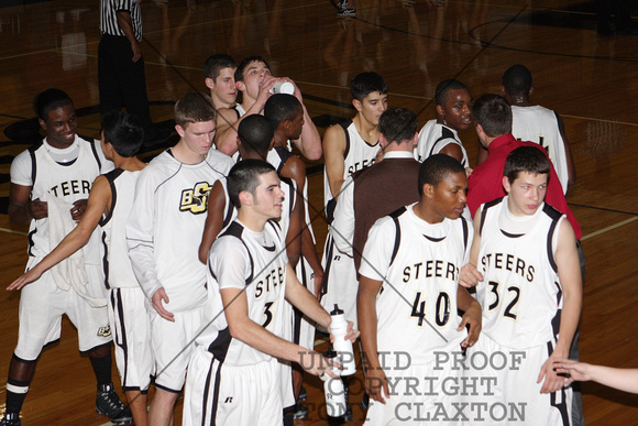 Team Huddle During A Time Out