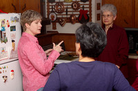 Mindy, Brenda and Virginia In Kitchen