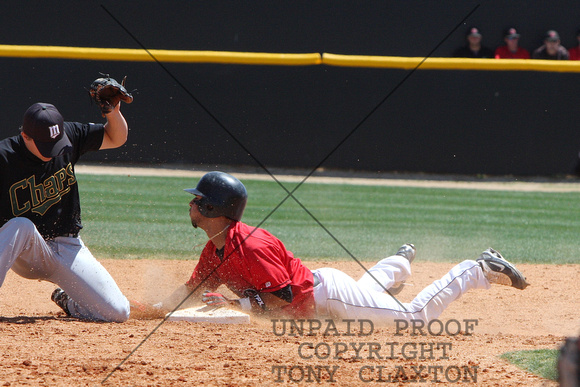Andrew Collazo Sliding Safe Into Second With A Steal