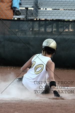 Linzee Sliding Into Home With An Inside The Park Home Run