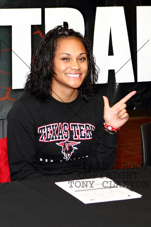 Olive Naotala With "Guns Up"