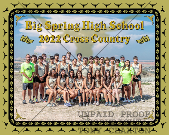BSHS 2022 Cross Country 8x10