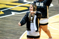 BSHS Cheer and Dance at Midland Christian Basketball, 11/29/2022
