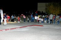 Line Of People Waiting To See Santa Claus