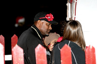 Coach Mitchell Woodard In Line To See Santa Claus