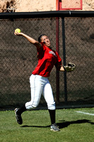 Andrea Guitierrez Throwing The Ball In From Left Field