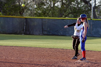 Valerie Throwing The Ball To The Pitcher