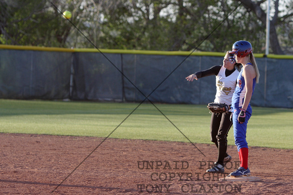 Valerie Throwing The Ball To The Pitcher