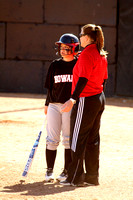 Jessica Rivera Talking To Coach Kelly Raines During A Time Out