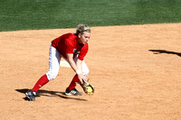 Kati Smith Scooping Up A Grounder at Short Stop