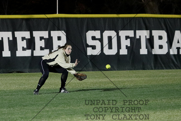 Haley Dimidjian Fielding A Hit In Center Field