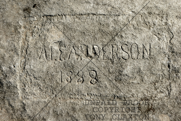 Carved Name - Ale Anderson