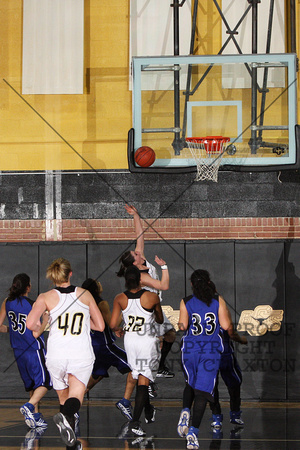 Valerie With A Layup With Cerbi and Bridgette Watching