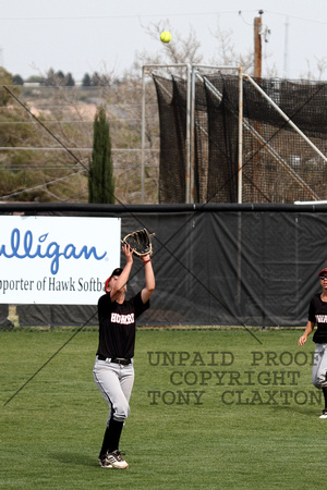 Shelby Shelton Catching A Pop Fly At Second