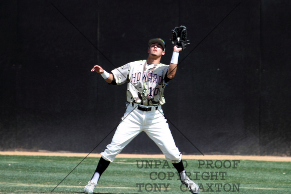 Dane Steinhagen Catching A Fly Ball In Center Field
