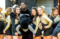 BSHS Cheer at Snyder Volleyball, 10/6/2015