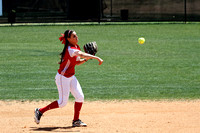 Mallory Mitchiner Throwing To First