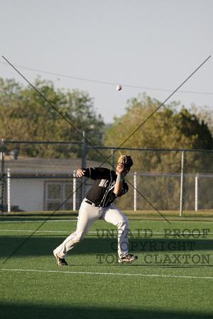 Max Pappajohn Catching A Pop Fly At Third