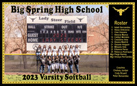 2023 BSHS Varsity Softball Team Banner