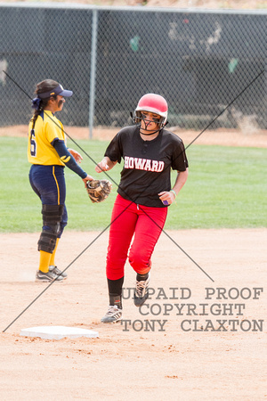 Corrina Liscano Running To Second With A Home Run