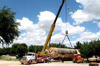 50,000 Gallon Tank Removed From Ground, 7/21/2010